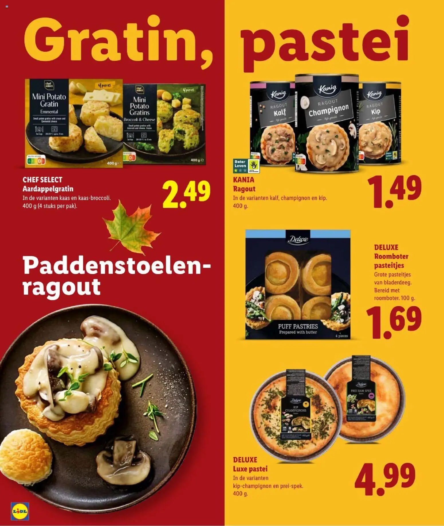 {H1} | Pagina: 26 | Producten: Spek, Kaas, Ham, Broccoli