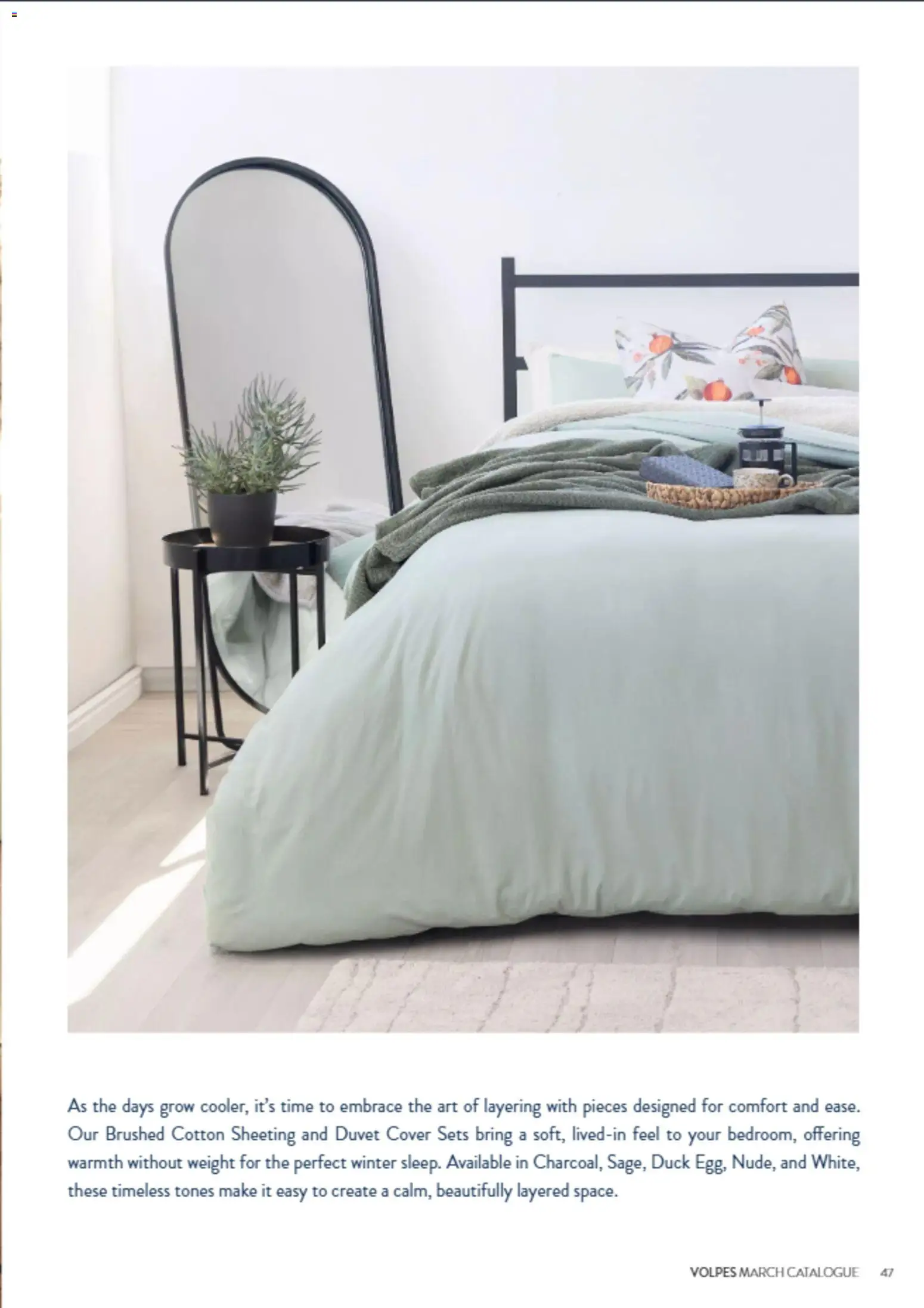New Volpes catalogue – valid from 01.03.2026 | Page: 47 | Products: Cover, Duvet, Art