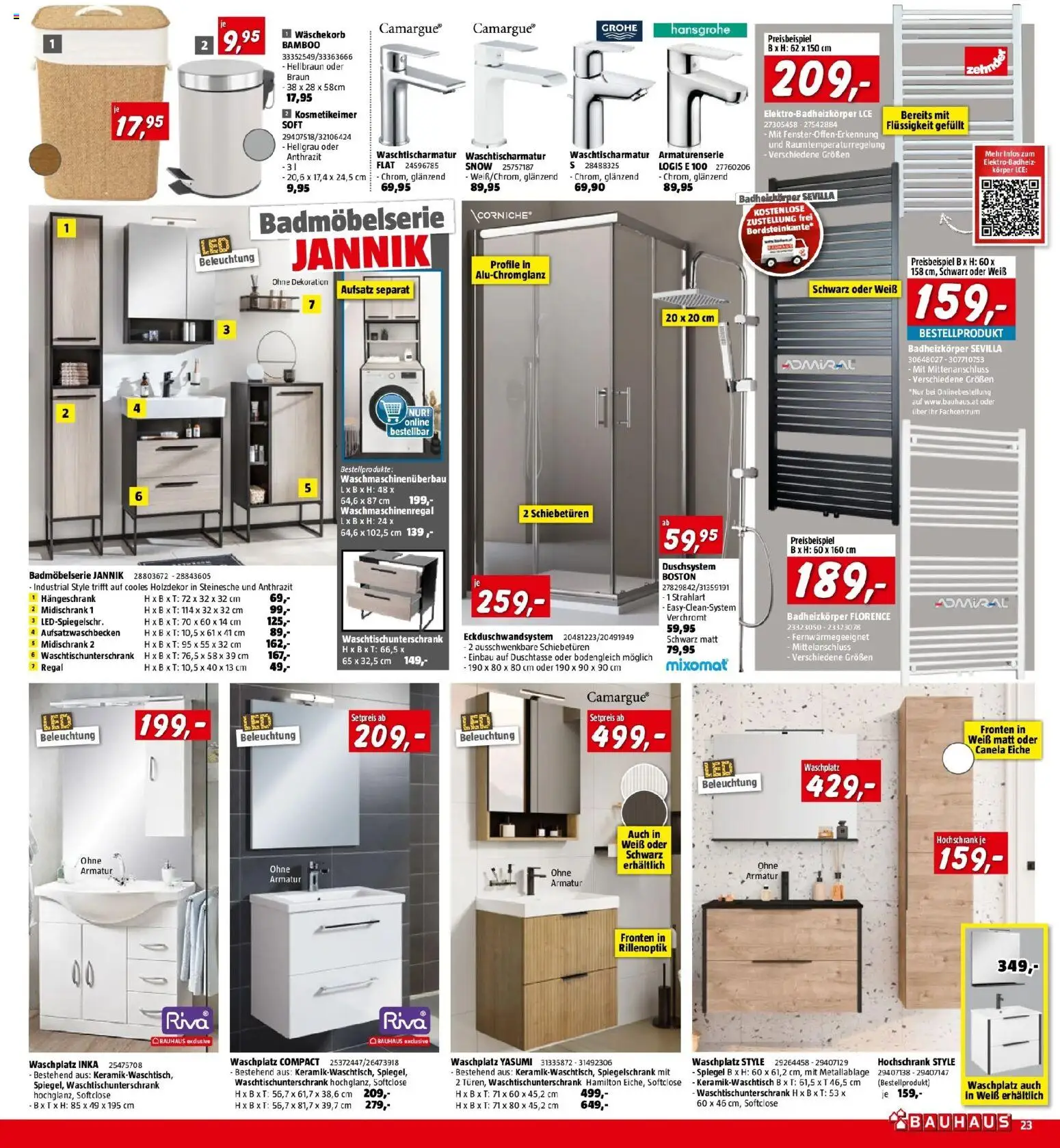 Bauhaus Pasching, Wels, Steyr gültig ab 29.04.2026 | Seite: 23 | Produkte: Regal, Schrank, Spiegel