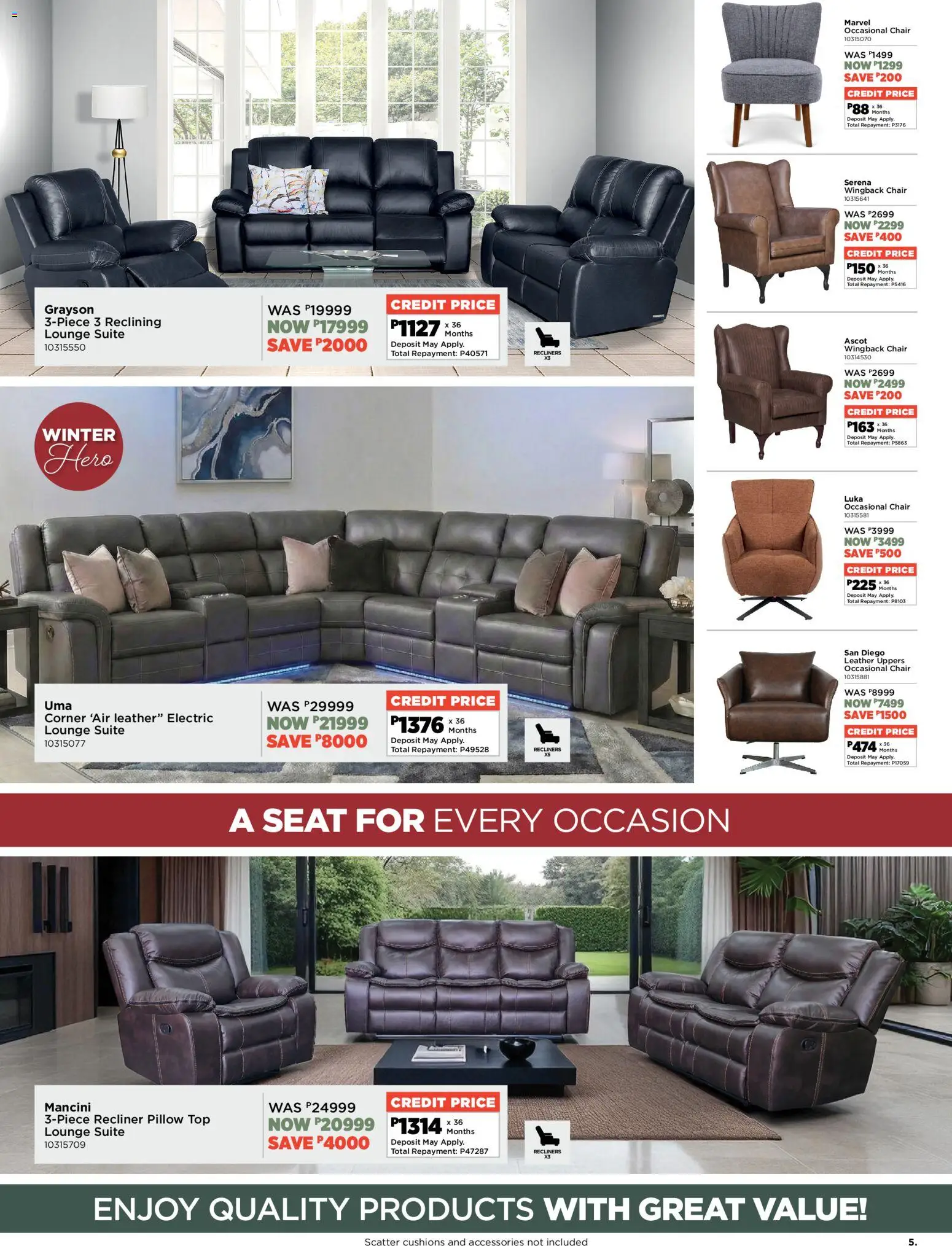 New House and Home catalogue – valid from 15.06.2026 | Page: 5 | Products: Pillow, Chair, Lounge suite