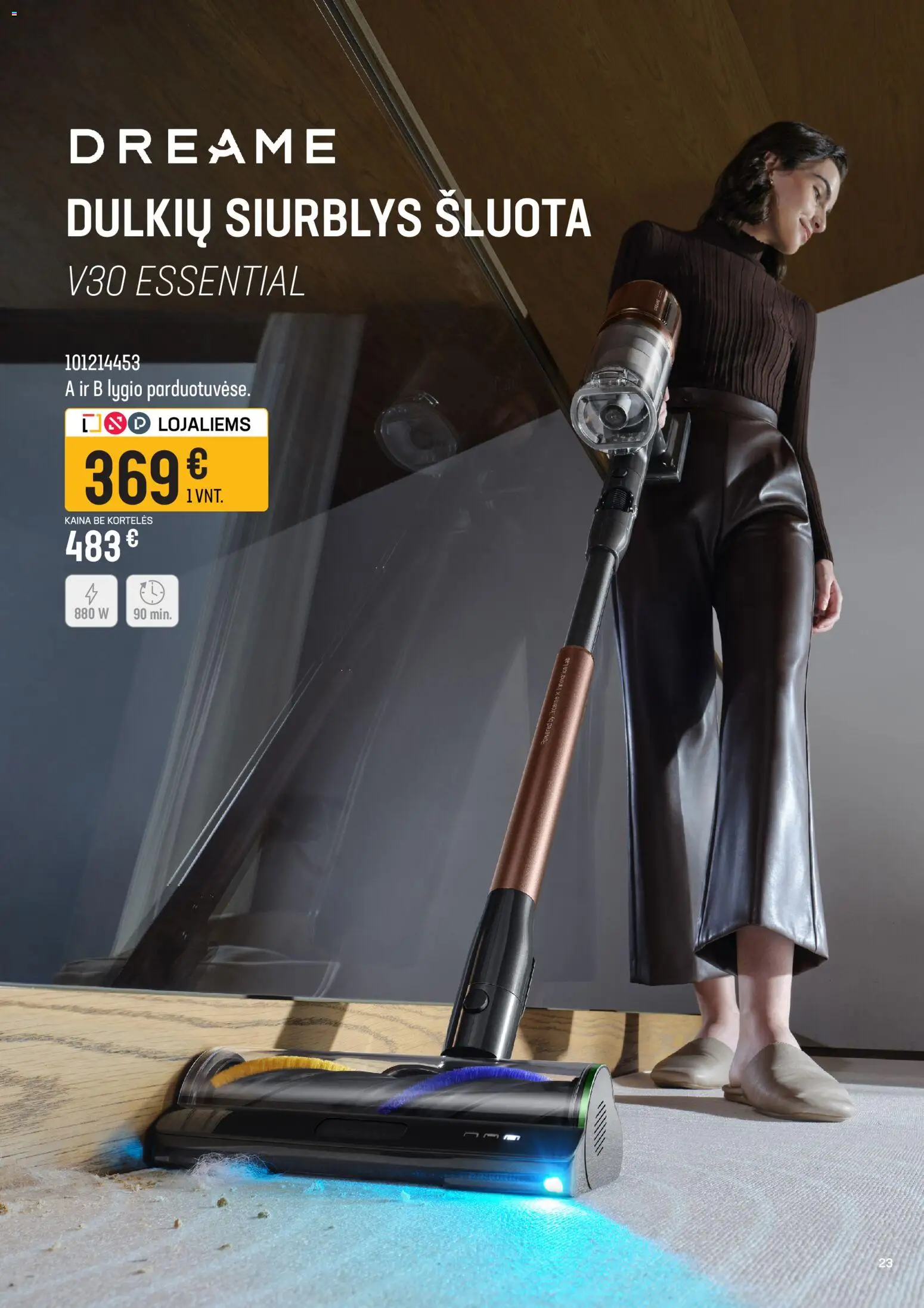 Senukai akcijos nuo 2026.09.23 | Puslapis: 23 | Prekių: Dulkių siurblys