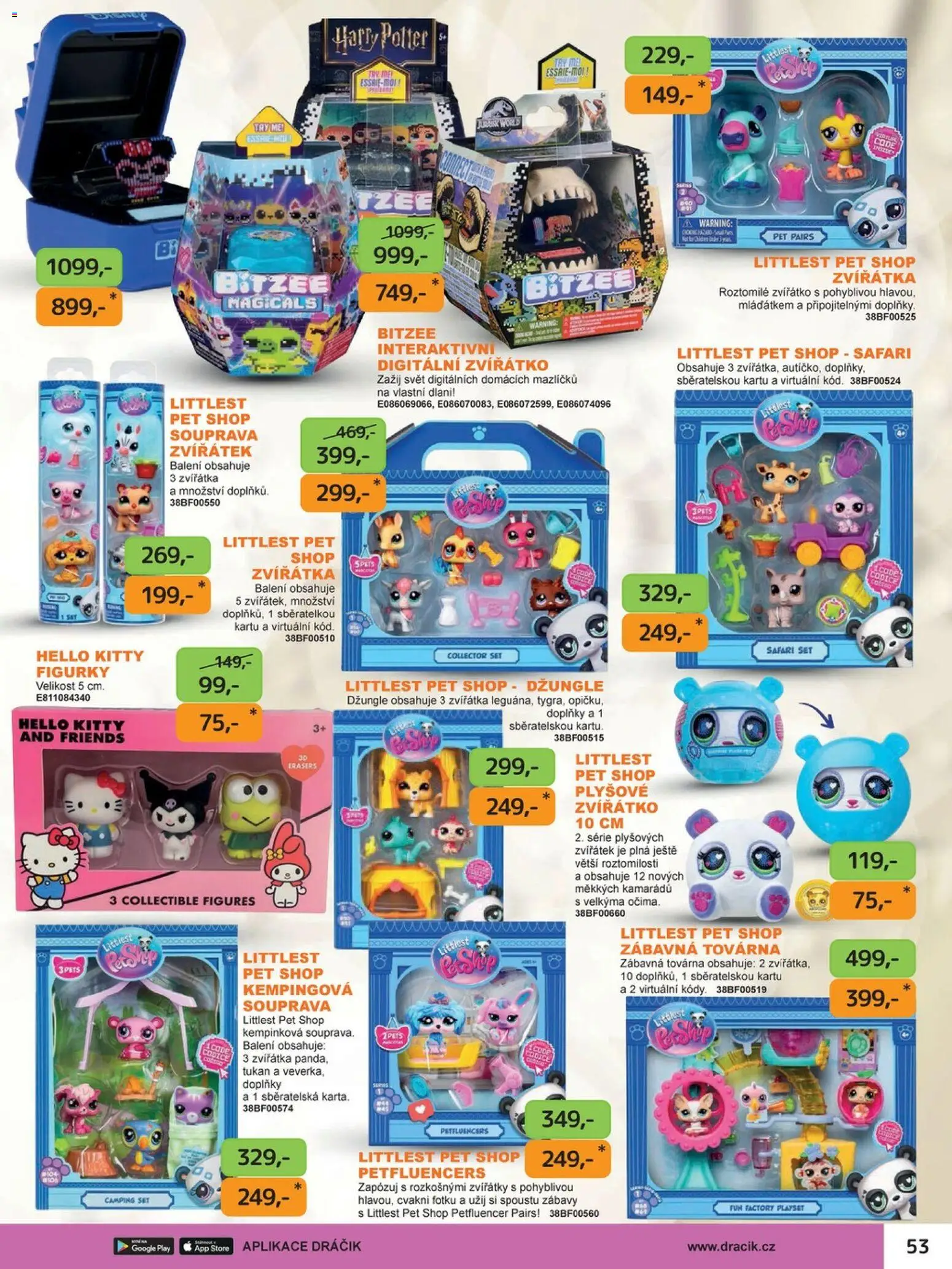 Dráčik katalog - Vánoce od 08.10.2026 | Strana: 53 | Produkty: Figurky, Harry Potter