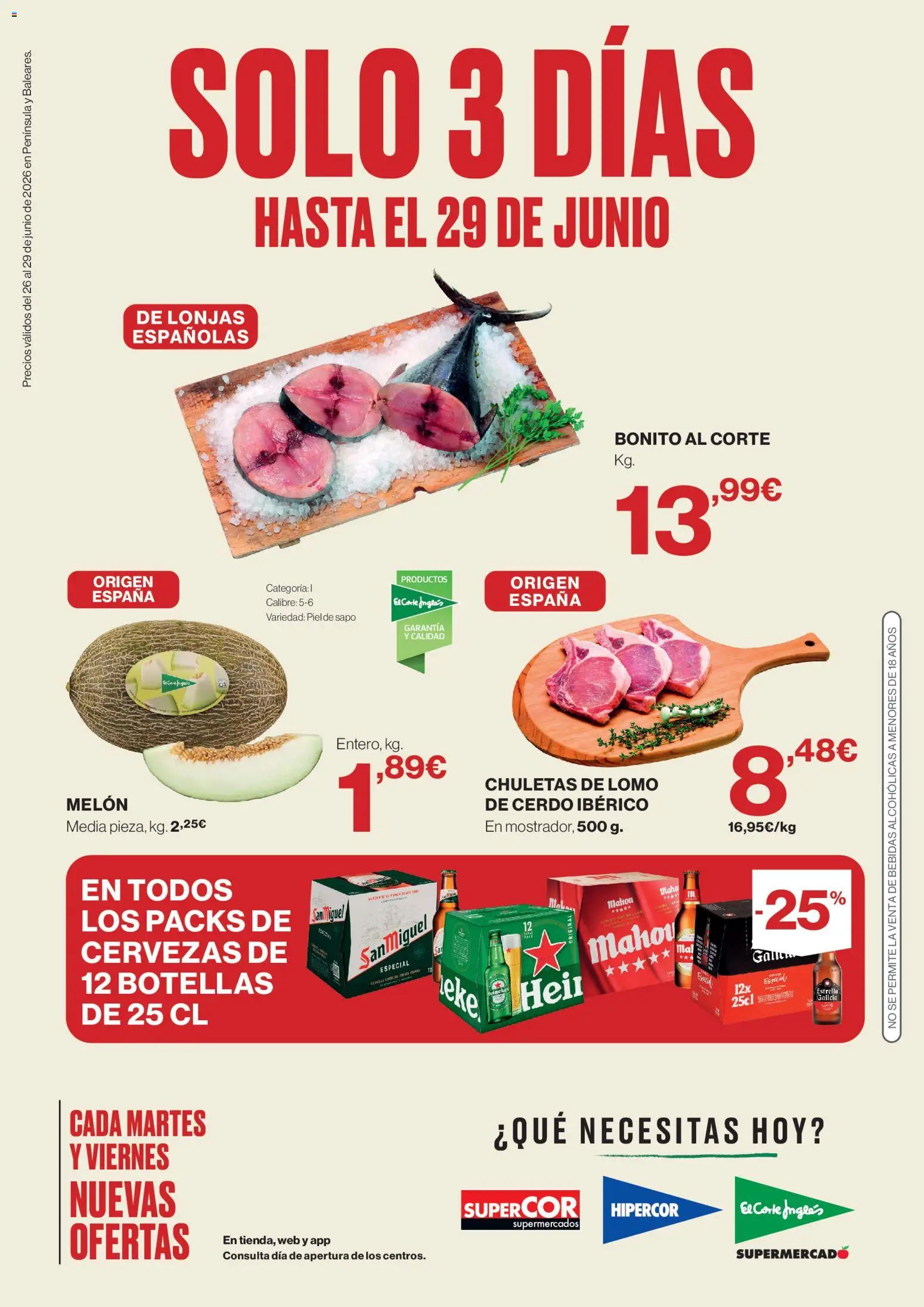 Supercor Península y Baleares │ válido desde el 26/06/2026 | Página: 1 | Productos: Φορτιστής, Cerdo