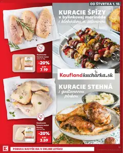 Kaufland leták platný od 01.10.2026 | Strana: 17 | Produkty: Kuracie rezne, Kuracie stehná, Stehná, Rezne