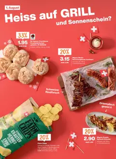 Migros aktionen ab 30.07.2026 gültig | Seite: 14 | Produkte: Rindfleisch, Chips, Grill