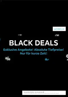 Möbelix Black Friday Ankündigung ab 20.10.2026 gültig