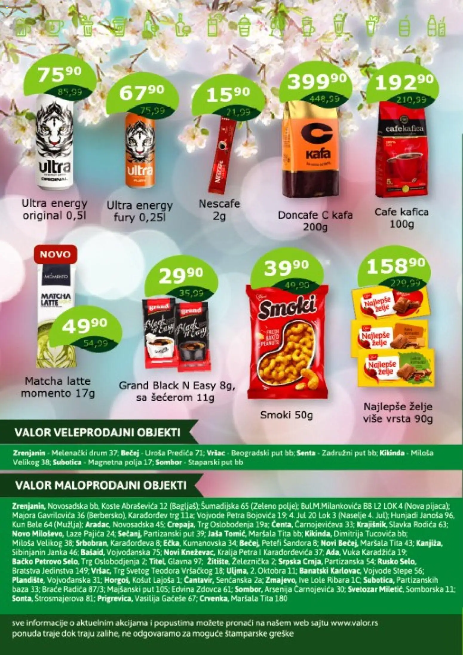 Valor katalog - važi od 16.05.2026 | Strana: 4 | Proizvode: Smoki, Doncafe, Kafa, Nescafé