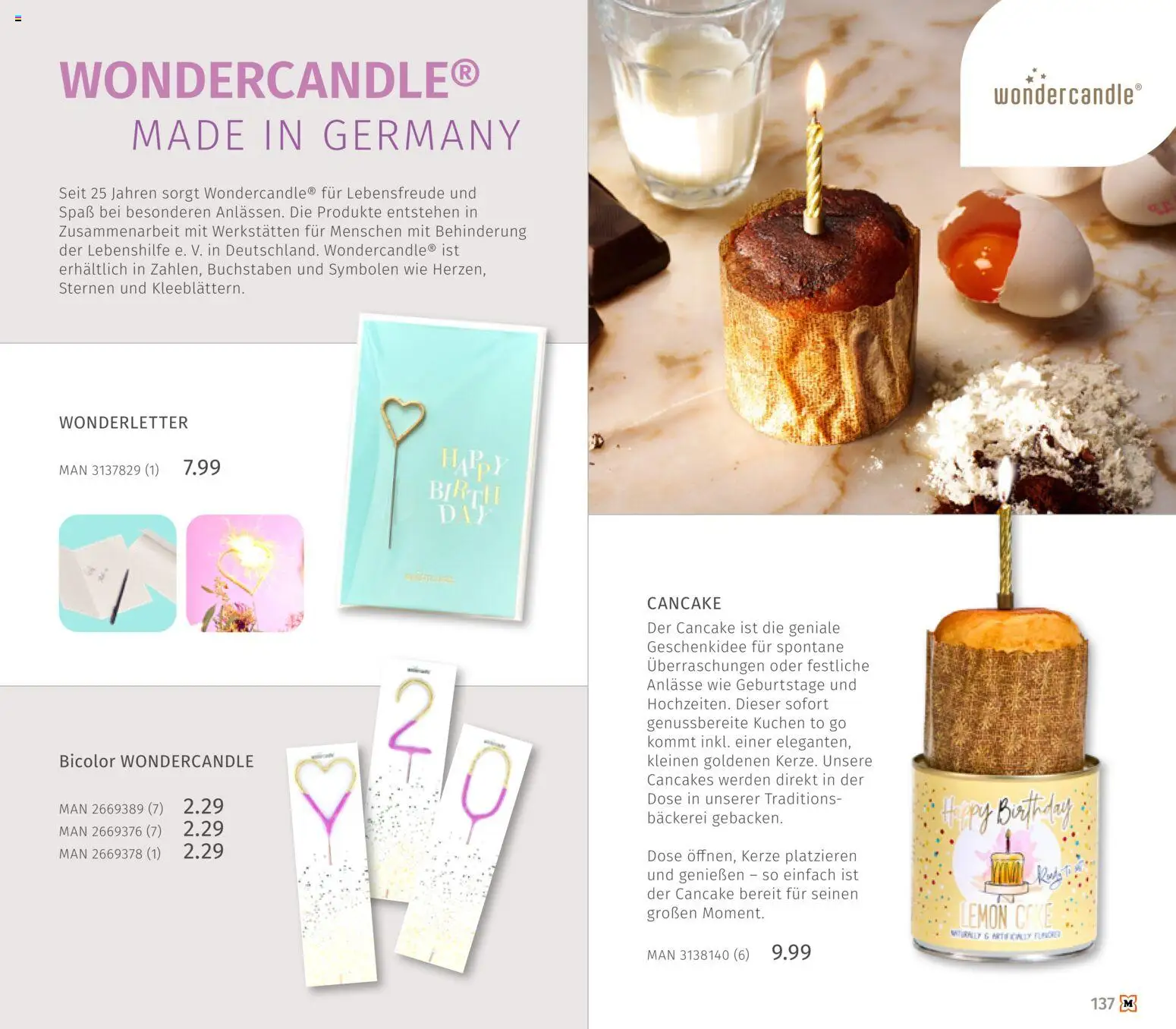 Müller Haushaltskatalog – gültig ab 01.10.2026 | Seite: 137 | Produkte: Bäckerei, Kuchen
