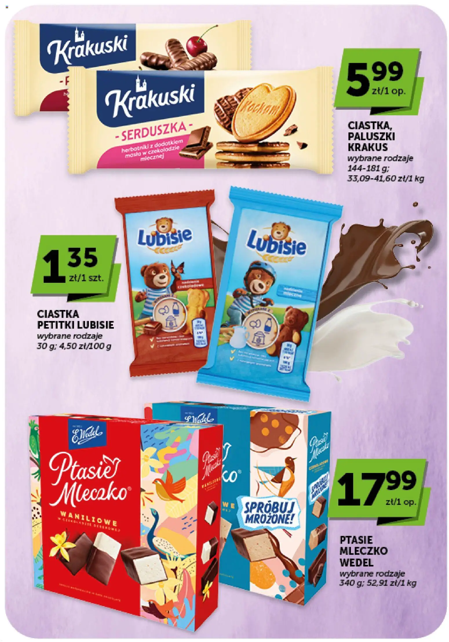 Groszek gazetka - Minimarket od 16.07.2026 | Strona: 23 | Produkty: Ptasie mleczko, Paluszki, Ciastka