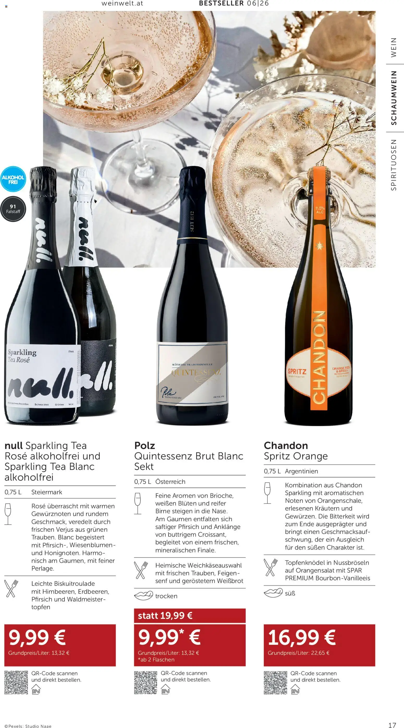 Interspar Wein Welt gültig ab 21.05.2026 | Seite: 17 | Produkte: Pfirsich, Birne, Wein