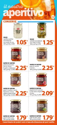 Anteprima del volantino DOK volantino Aperitivo valido a partire dal 08/08/2026 | Pagina: 6 | Prodotti: Paté, Pasta, Tonno, Aperitivo