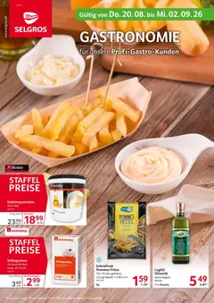 Selgros Gastronomie ab 20.08.2026 gültig