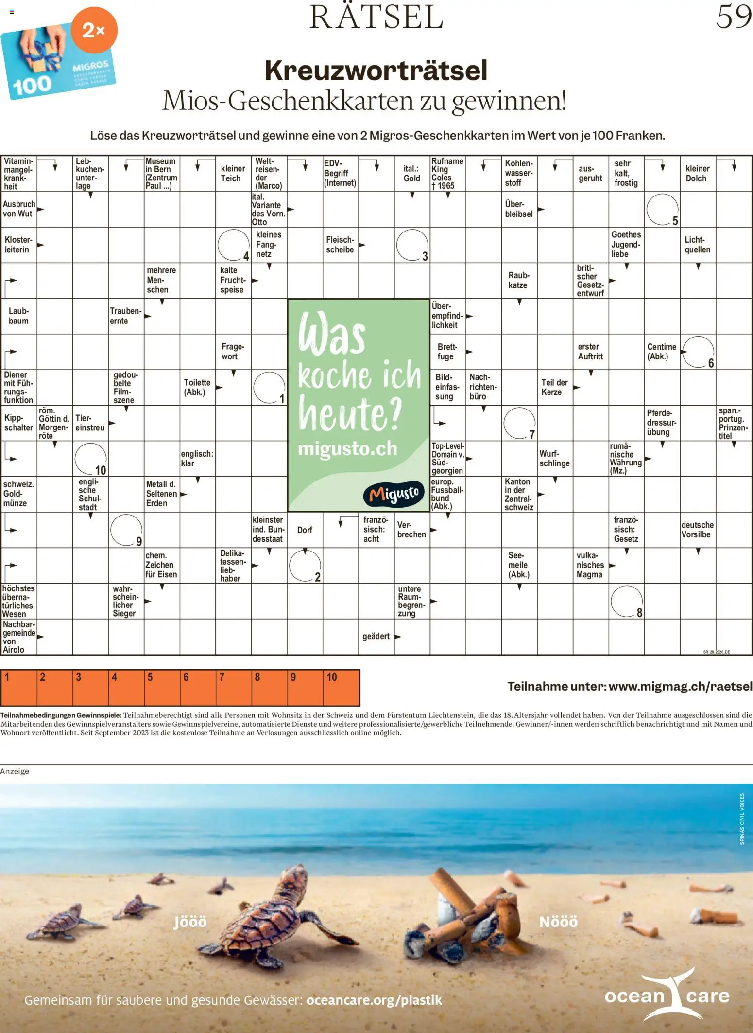 Migros aktionen Magazin – gültig ab 13.05.2026 | Seite: 59