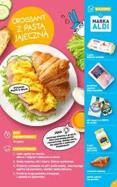 Pogląd oferty "Aldi Gazetka - Przepisy na pyszne śniadanie" - ważna od 05.08.2024 | Strona: 5 | Produkty: Jajka, Majonez, Jaja, Pieprz