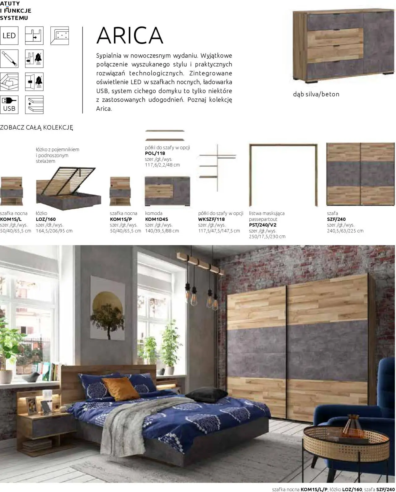 Black Red White Gazetka - Katalog rodzinnych wnętrz od 24.05.2024 | Strona: 72 | Produkty: Łóżko, Szafa, Komoda, Szafka nocna