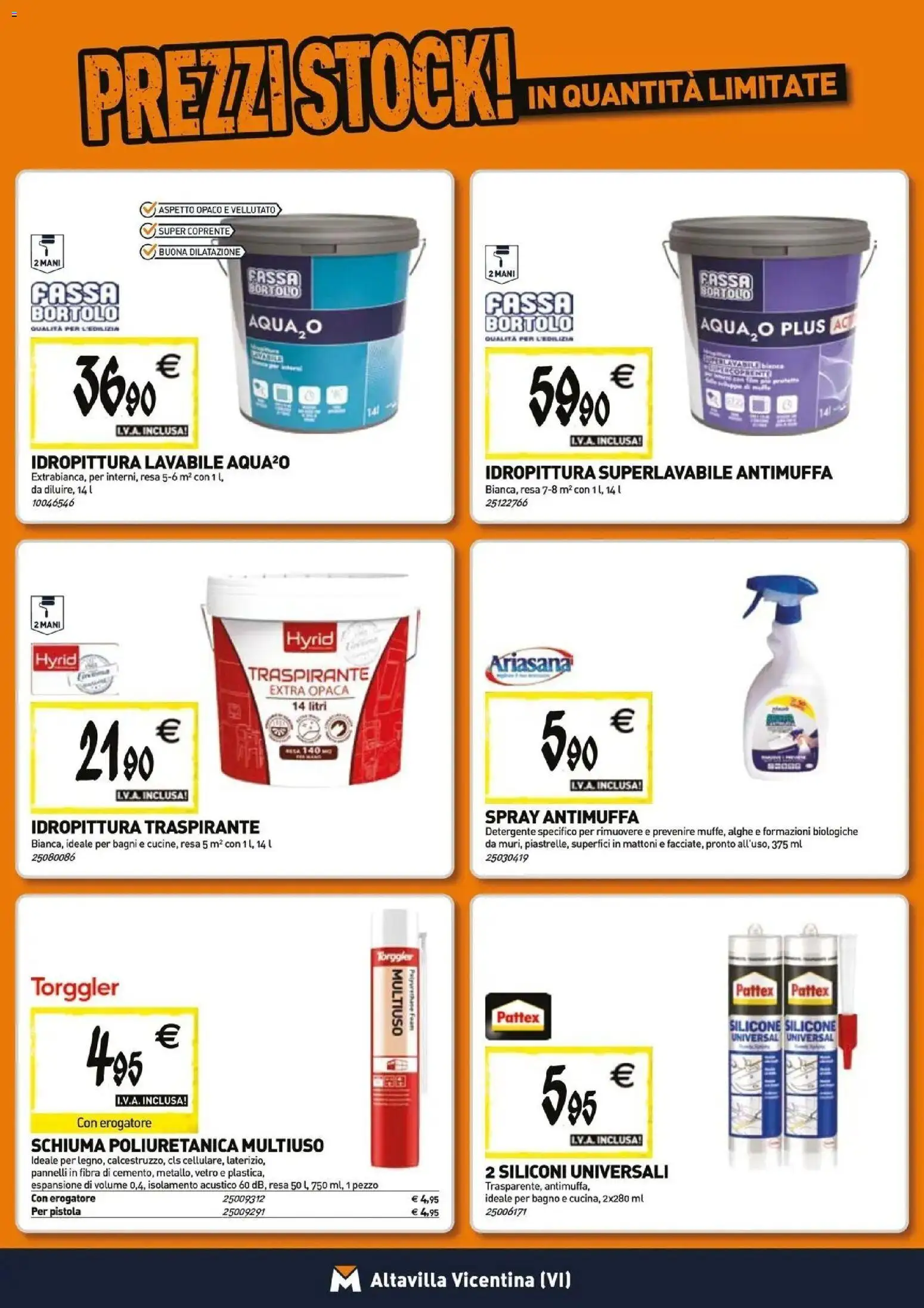 Nuovo TECNOMAT catalogo Altavilla Vicentina dal 29/10/2026 > offerte anteprima 🛍️ | Pagina: 14 | Prodotti: Schiuma, Detergente, Silicone, Bagno