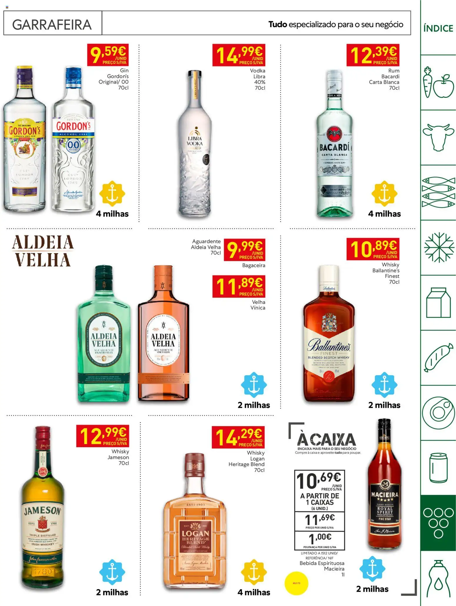 Recheio Horeca Madeira │ válido de 29/09/2026 | Página: 23 | Produtos: Whisky, Gin, Ballantine's, Bebida