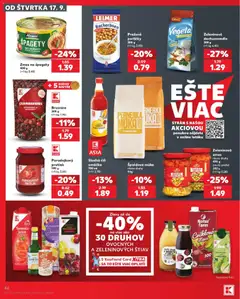 Kaufland leták platný od 17.09.2026 | Strana: 46 | Produkty: Multivitamín, Špaldová múka, Pretlak, Múka