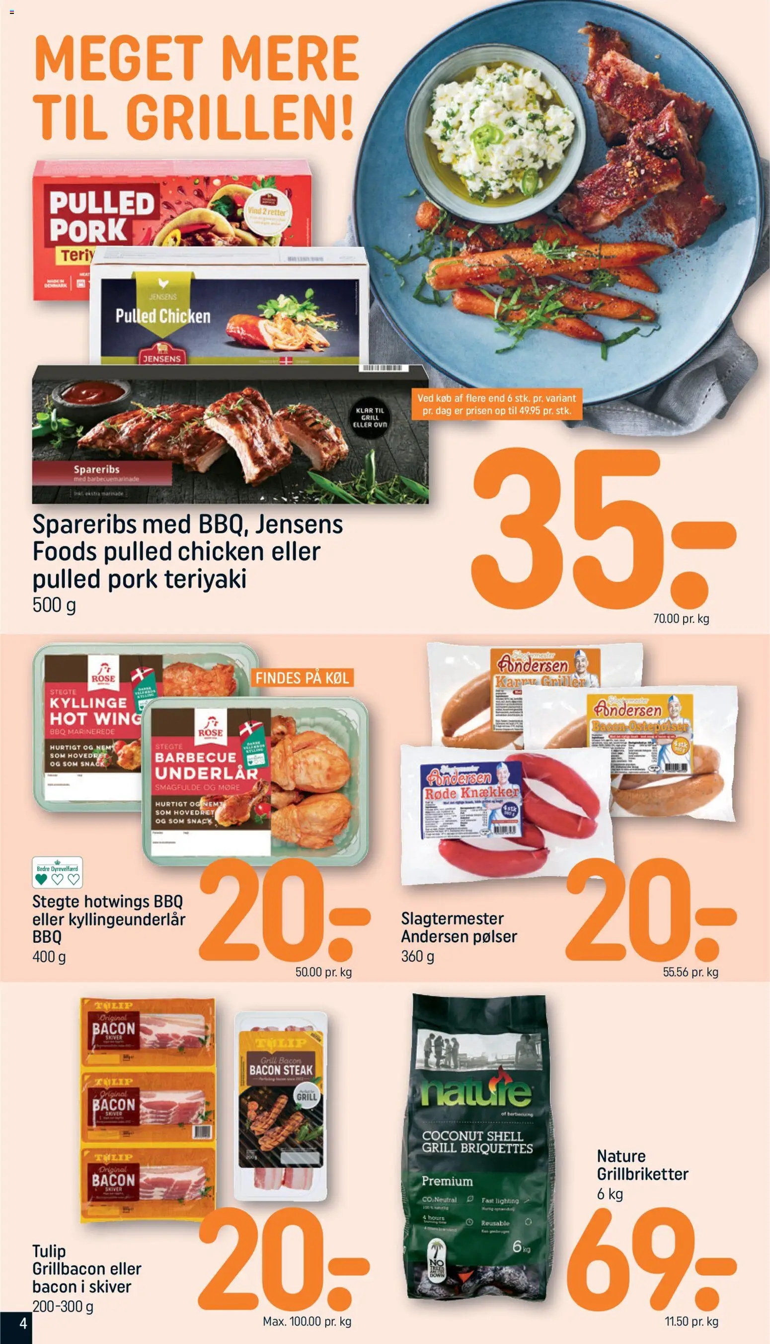 Rema 1000 tilbudsavis – gyldig fra 21.06.2026 | Side: 4 | Produkter: Karry, Spareribs, Søm, Grill