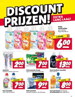 Nettorama folder - Voorbeeld van een folder van Nettorama, geldig van 22-06-2026 | Pagina: 17 | Producten: Wasmiddel, Wasverzachter, Robijn, Zak