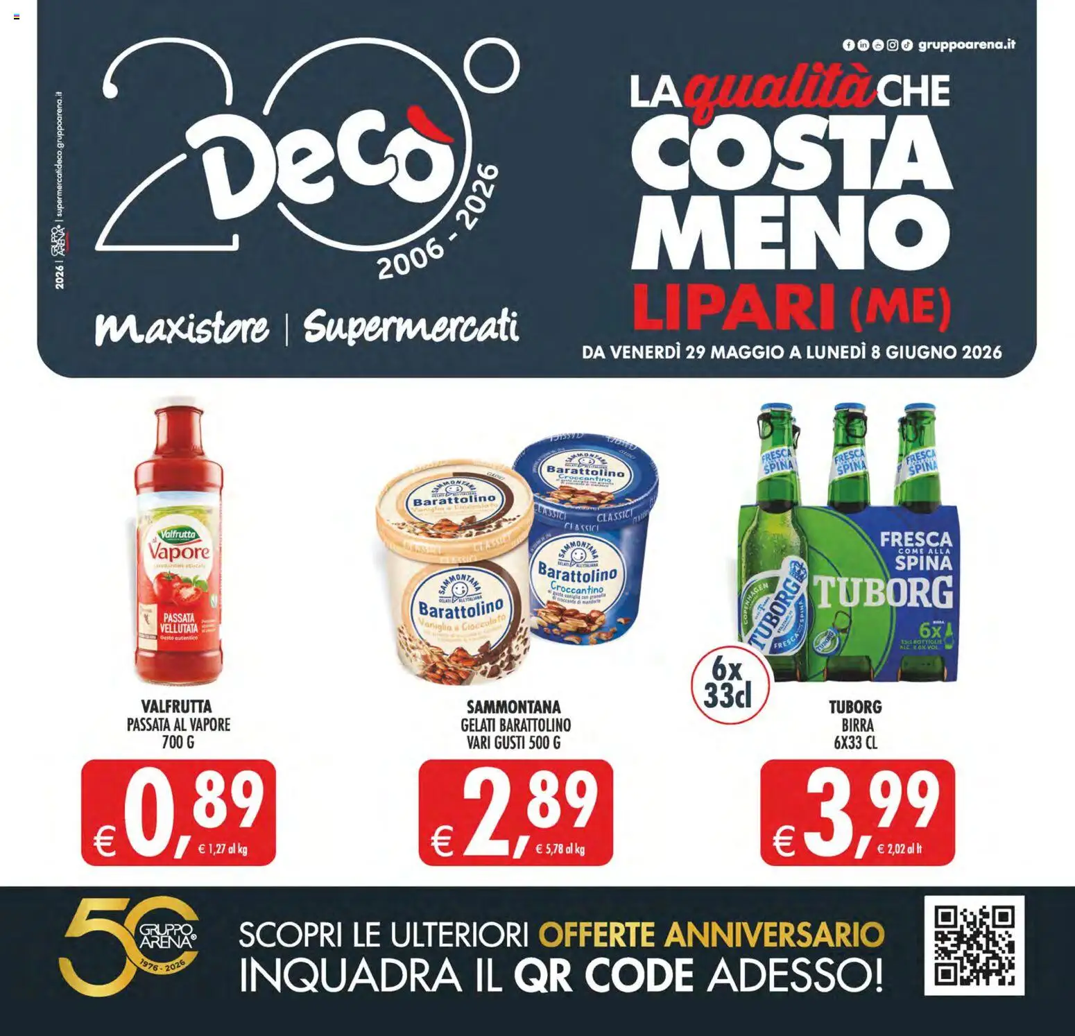 Volantino Decò del 29.05.2026 | Pagina: 1 | Prodotti: Cioccolato, Birra