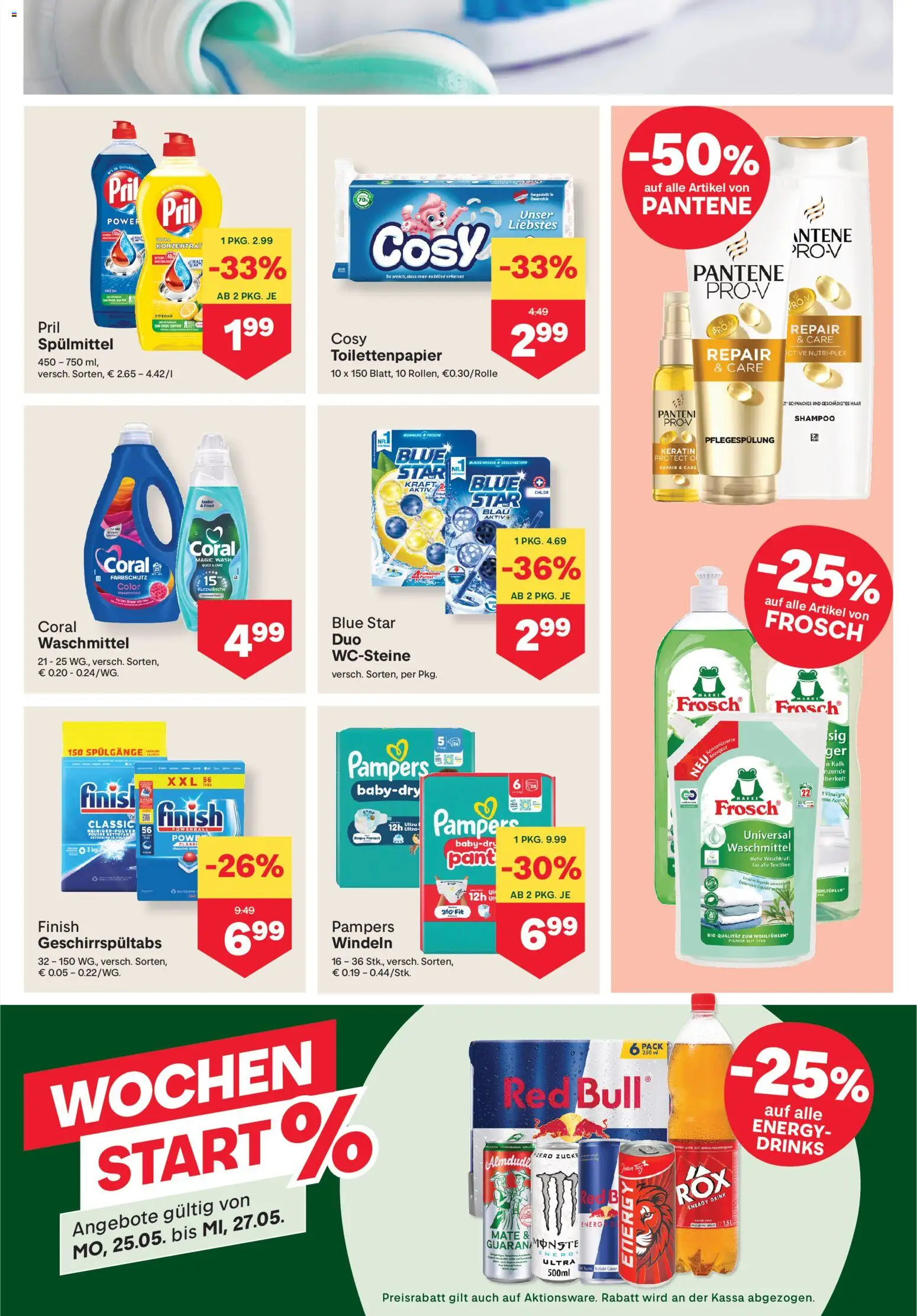 MPREIS Flugblatt gültig ab 21.05.2026 | Seite: 11 | Produkte: Pampers, Shampoo, Waschmittel