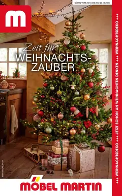 Möbel Martin Zeit für Weinachtszauber ab 28.10.2026 gültig