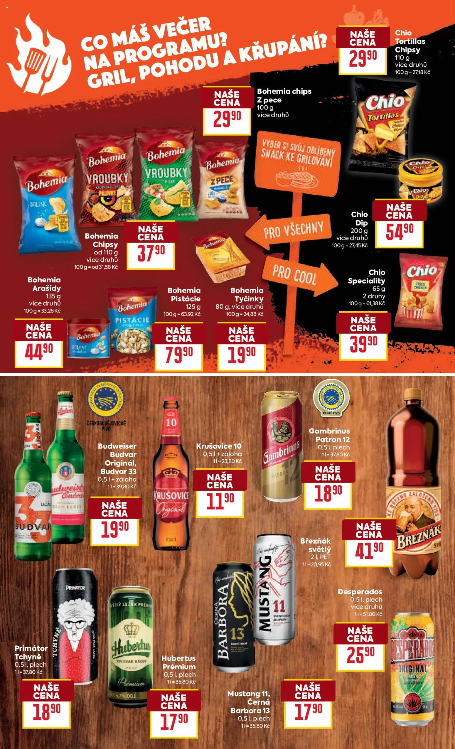 Billa leták - Grilování  od 07.04.2026 | Strana: 18 | Produkty: Desperados, Tyčinky, Arašídy, Plech