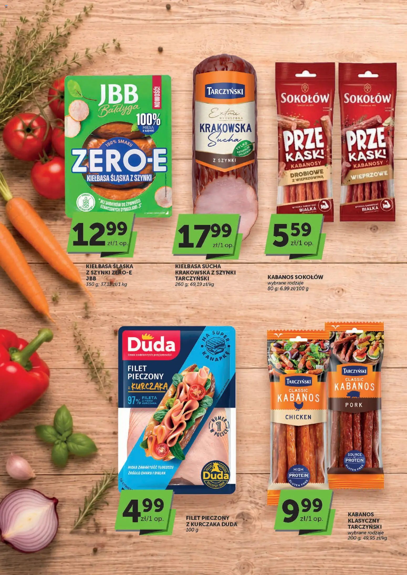 Euro Sklep gazetka - Katalog od 02.07.2026 | Strona: 4 | Produkty: Kiełbasa, Piersi, Kabanosy, Wieprzowina