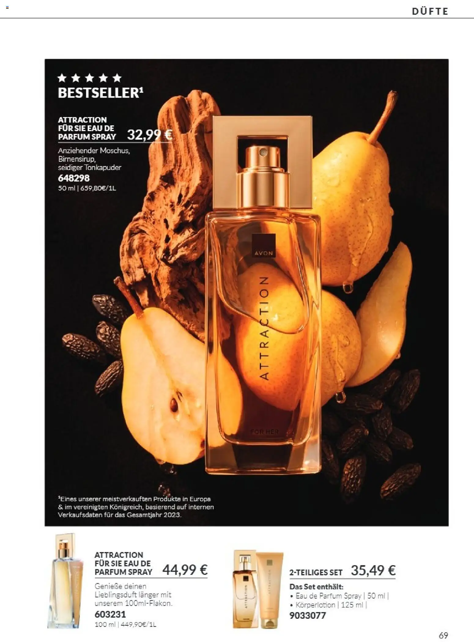 AVON Katalog Oktober 2026 – gültig ab 01.10.2026 | Seite: 69 | Produkte: Parfüm, Körperlotion, Eau de Parfum