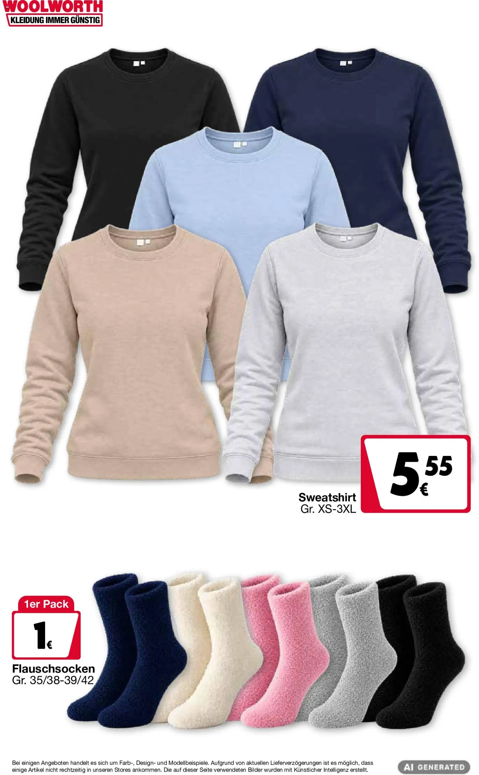 Woolworth Prospekt – gültig ab 15.10.2026 | Seite: 7 | Produkte: Sweatshirt, Bilder