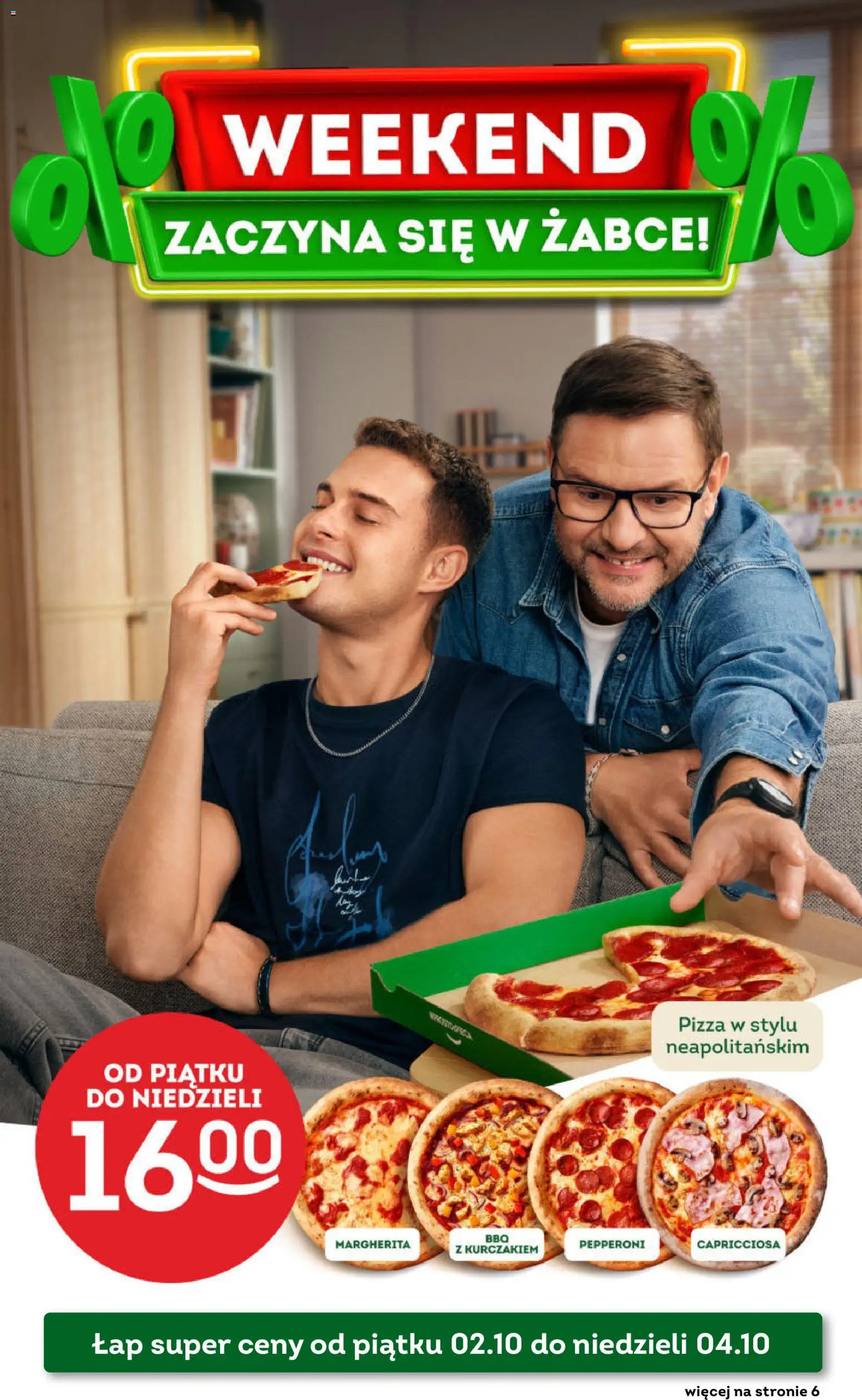Żabka gazetka - Weekendowe promocje od 02.10.2026 | Strona: 1 | Produkty: Pizza