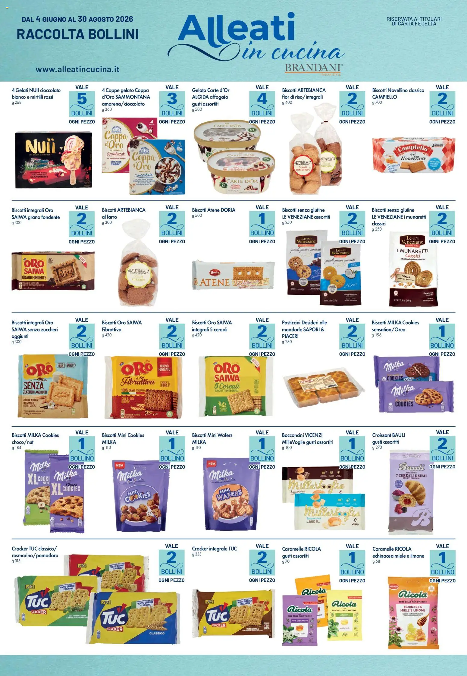 Volantino Famila del 16/07/2026 | Pagina: 11 | Prodotti: Biscotti senza glutine, Riso, Croissant, Frollini