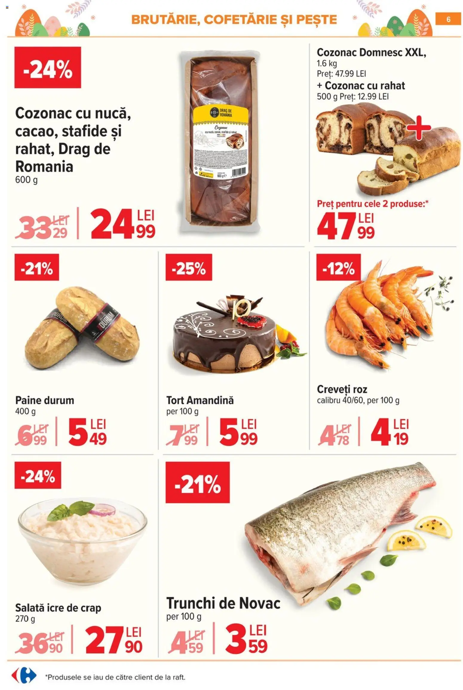 Noul catalog Carrefour – valabil de la 06.04.2026 | Pagină: 8 | Produse: Sıcak çikolata, Salată, Ceapă