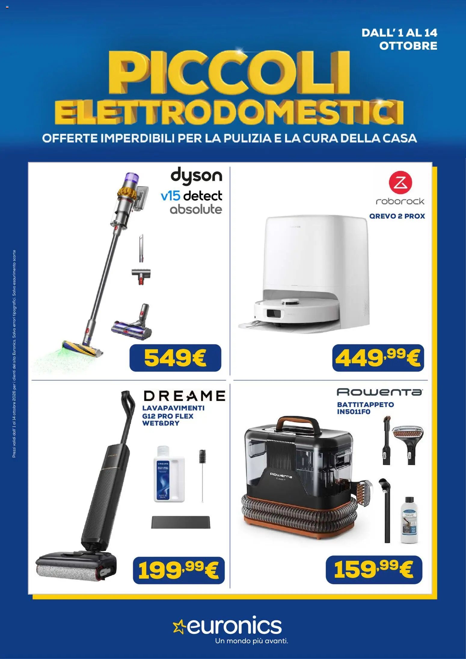 Volantino Euronics del 01/10/2026 | Pagina: 1