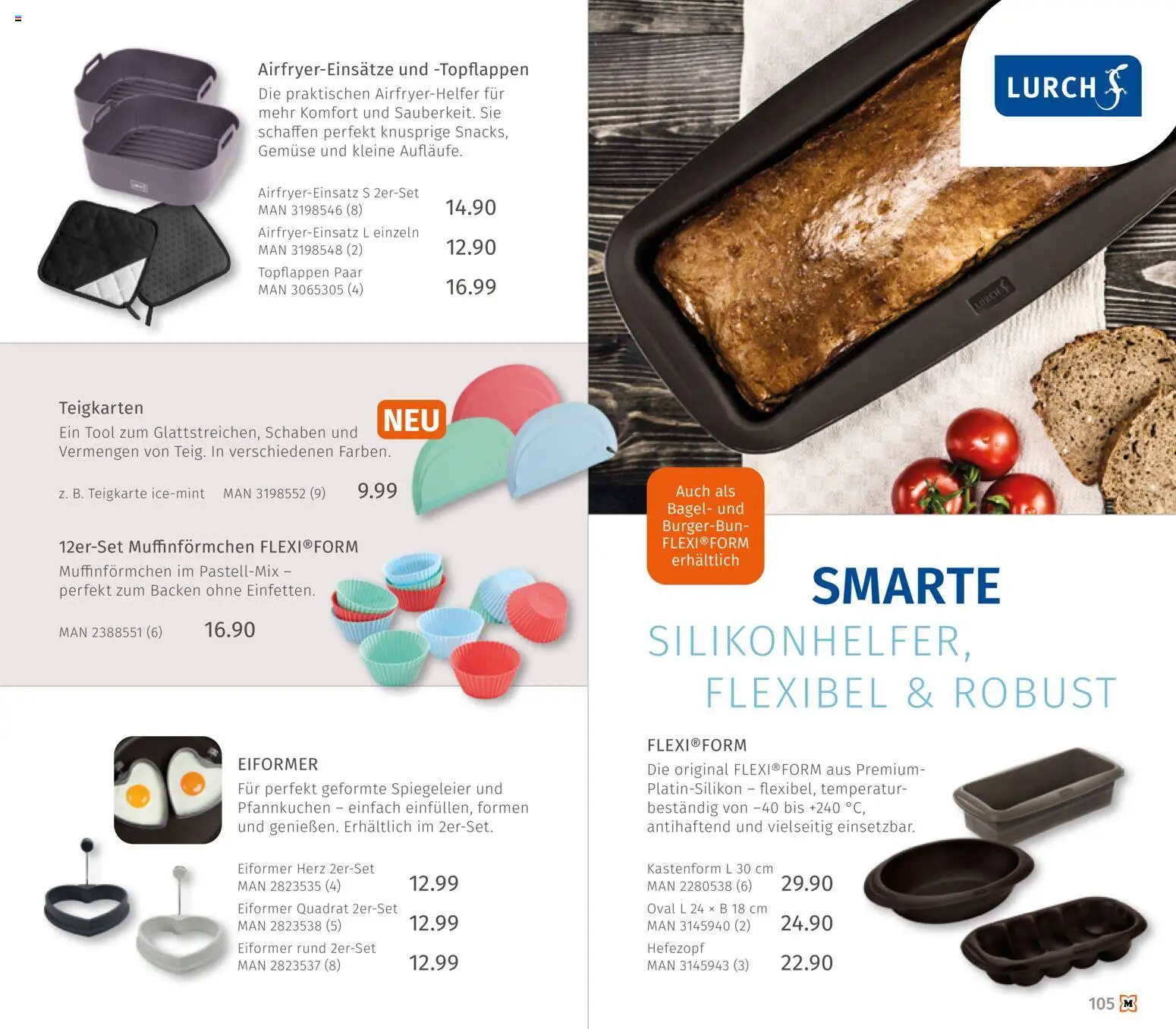 Müller Haushaltskatalog – gültig ab 01.10.2026 | Seite: 105 | Produkte: Pfannkuchen, Gemüse
