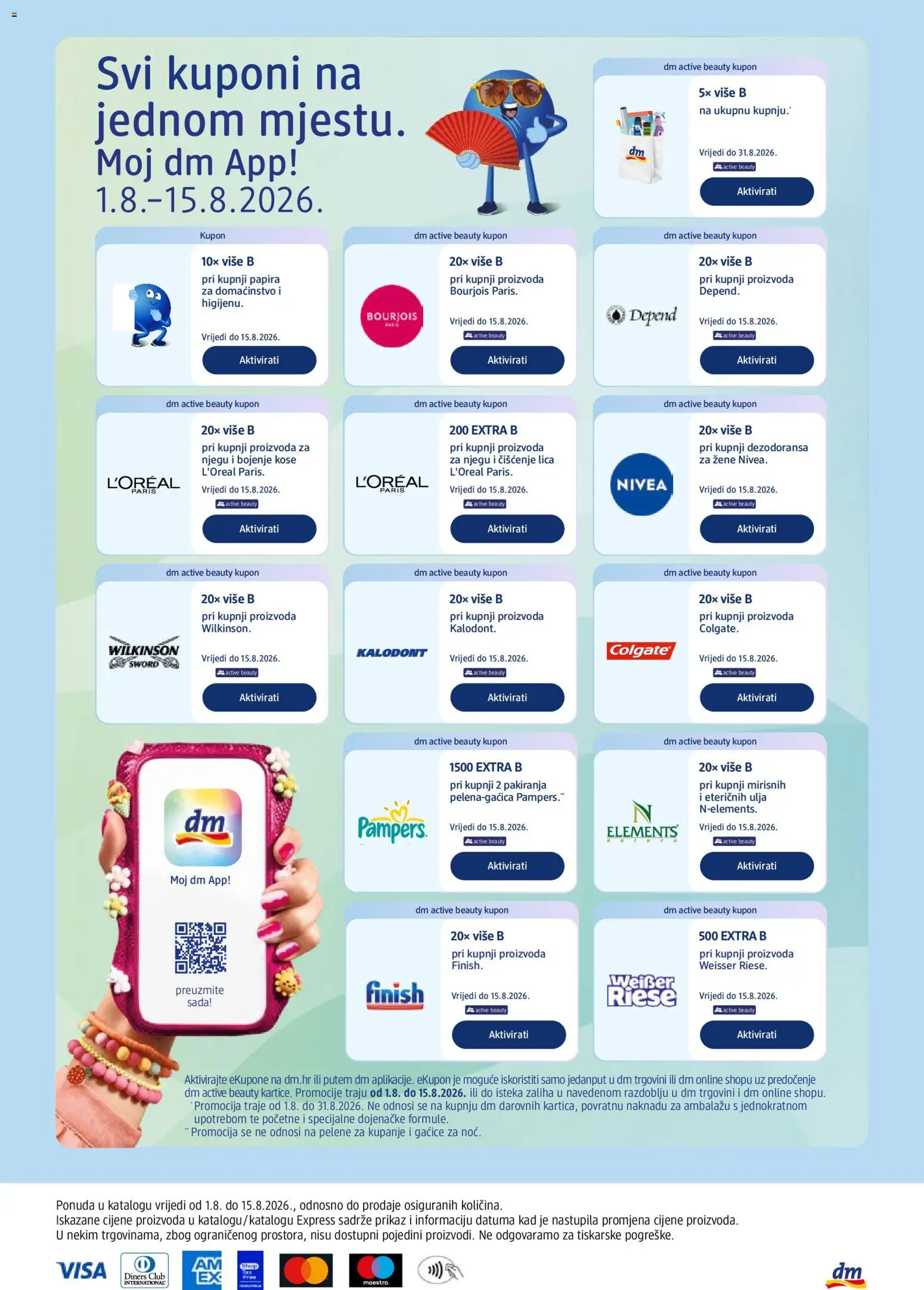 DM katalog | vrijedi od 01.08.2026 | Stranica: 40 | Proizvodi: Pelene, Gaćice, Finish, Nivea