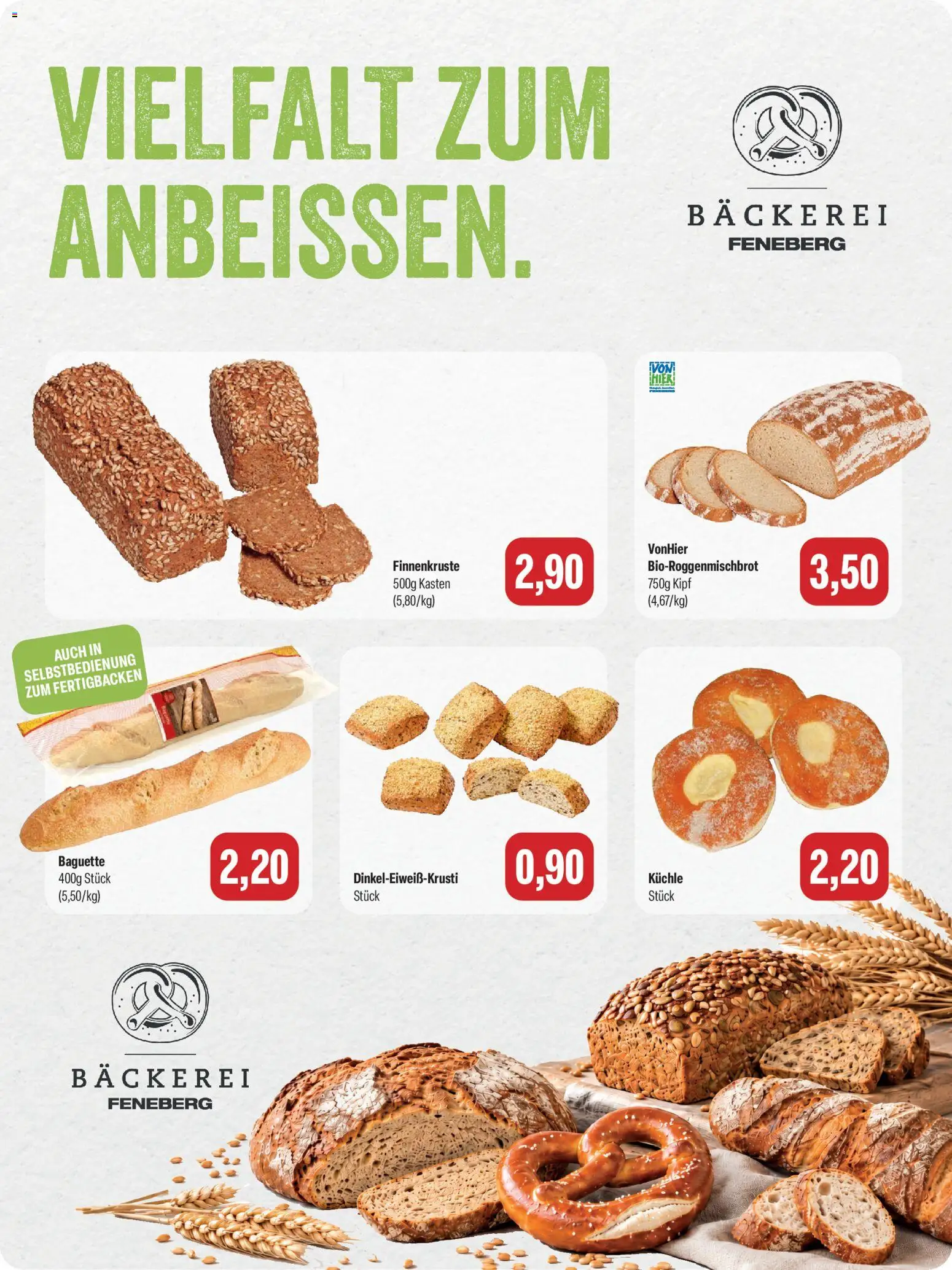 Feneberg Angebote – gültig ab 12.10.2026 | Seite: 4 | Produkte: Bäckerei, Baguette