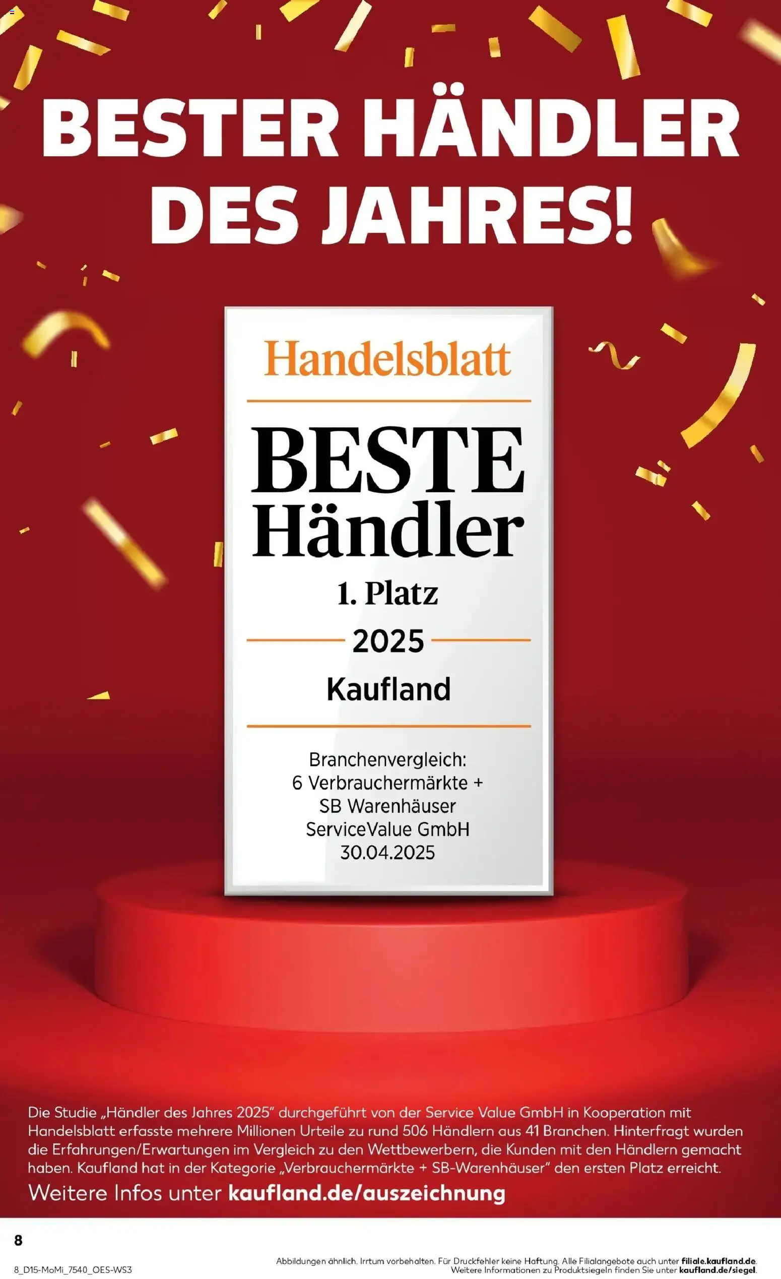Kaufland Prospekt Quedlinburg	 – gültig ab 07.04.2026 | Seite: 8