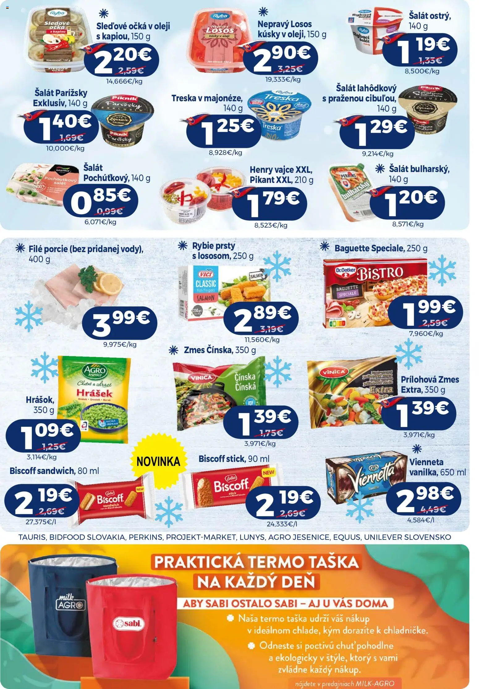 Nové Milk Agro akcie – leták je platný od 27.05.2026 | Strana: 6 | Produkty: Ryba, Losos, Šalát, Treska