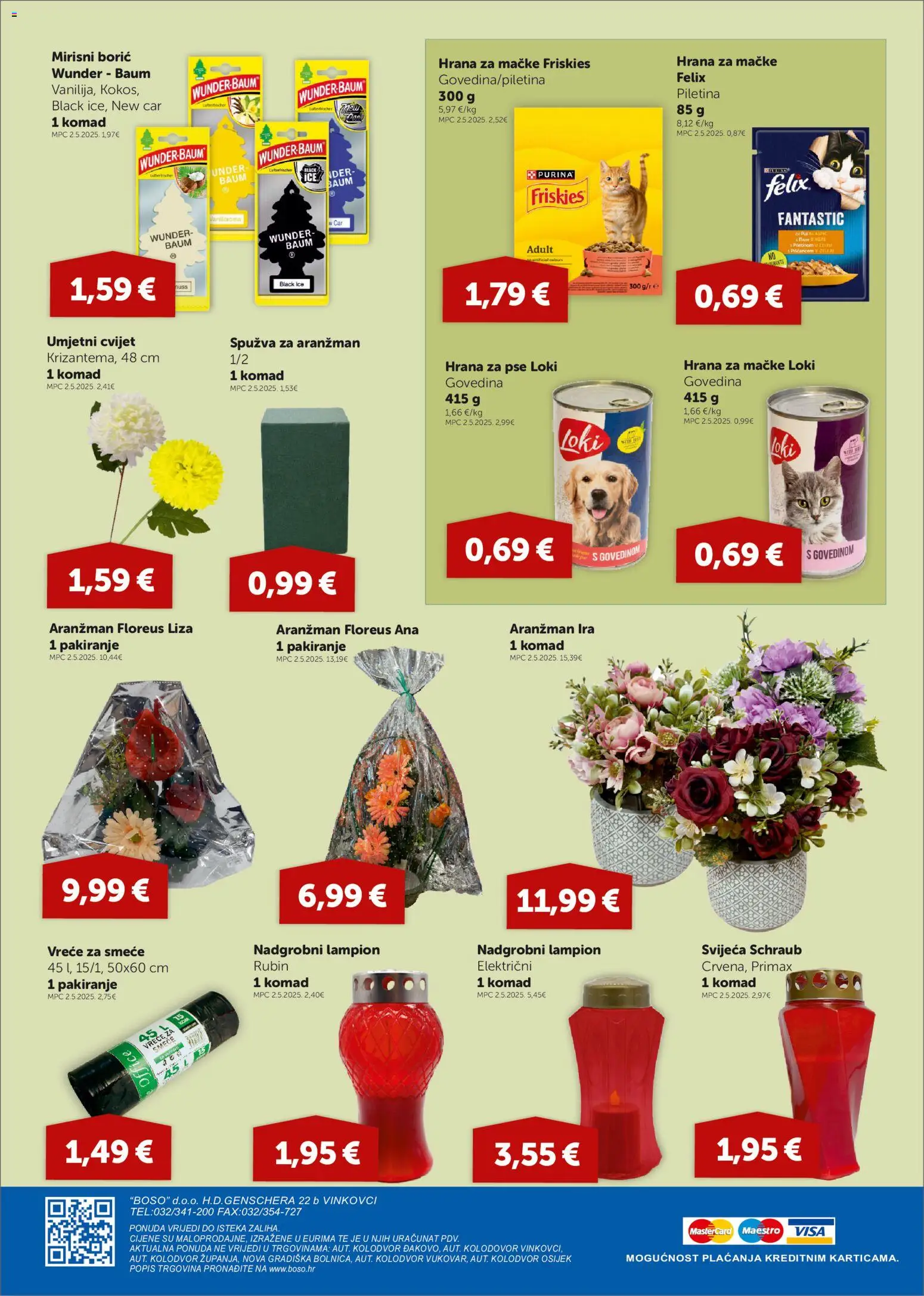 Boso katalog | vrijedi od 08.10.2026 | Stranica: 16 | Proizvodi: Spužva, Piletina, Vreće za smeće, Lampion