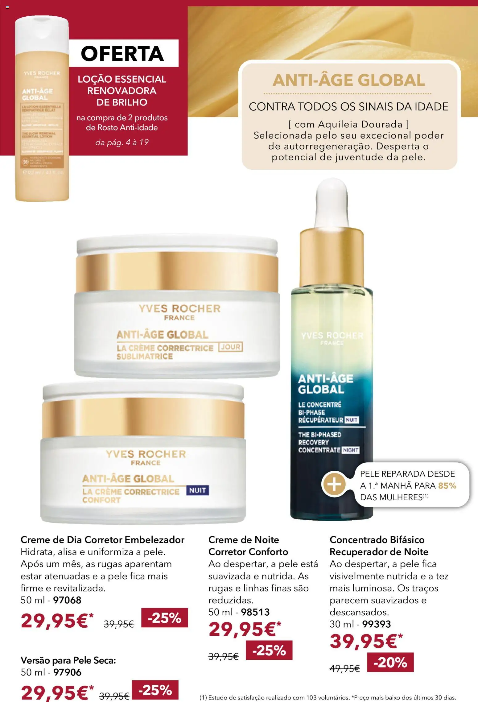 Yves Rocher Catálogo 12 │ válido de 24/09/2026 | Página: 10 | Produtos: Dourada, Corretor, Creme