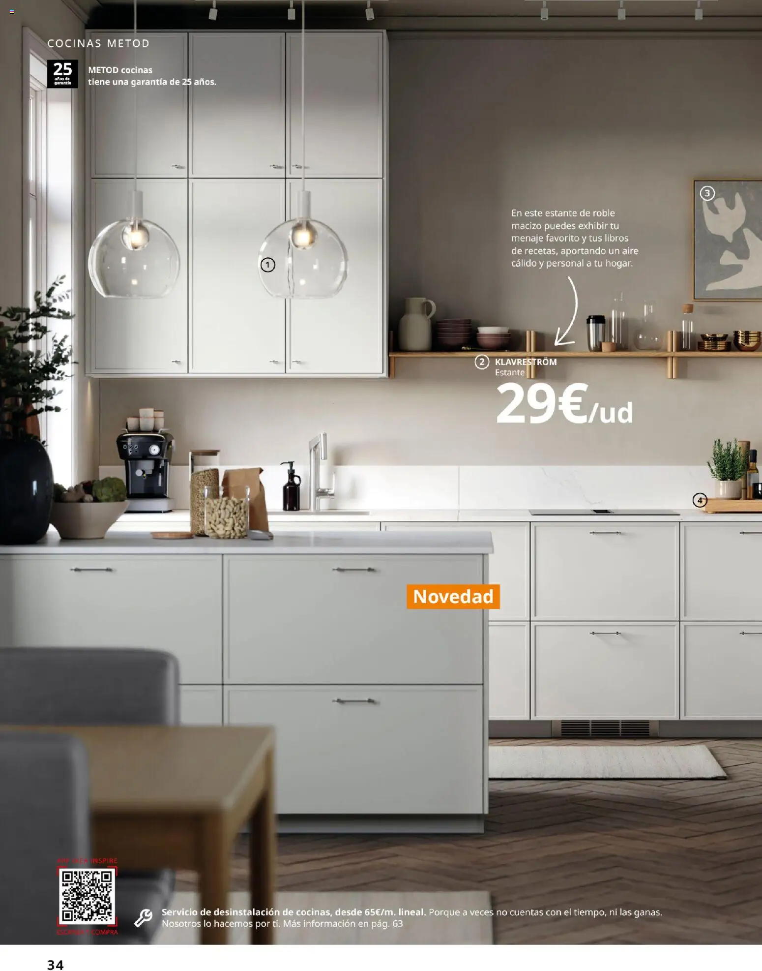 Catálogo IKEA Cocinas │ válido desde el 01/02/2026 | Página: 34 | Productos: Libros, Estante