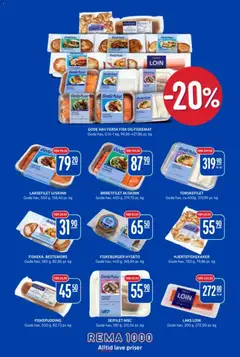 Forhåndsvisning av Rema 1000 kundeavis gyldig fra 05/10/2026 | Side: 10 | Produkter: Laksefilet, Seifilet, Torskefilet, Laks