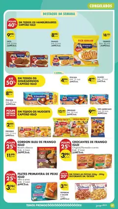 Pré-visualização FRANGO, Emb. 8 Unid. válido de 19.05.2026 | Página: 21 | Produtos: Capitão iglo, Salame, Peixe, Nuggets
