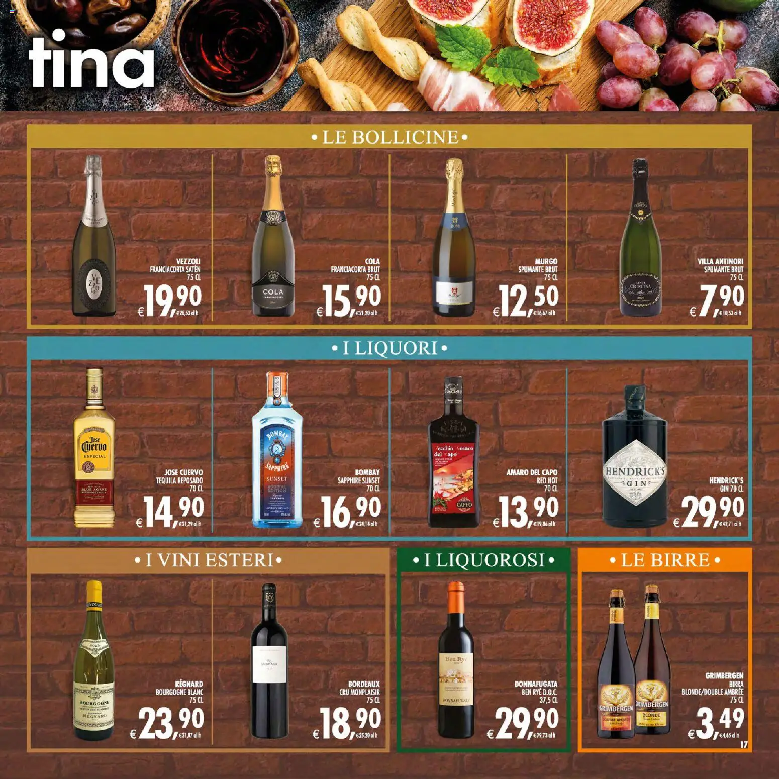 Volantino Decò del 19.05.2026 | Pagina: 17 | Prodotti: Birra, Gin, Spumante, Amaro