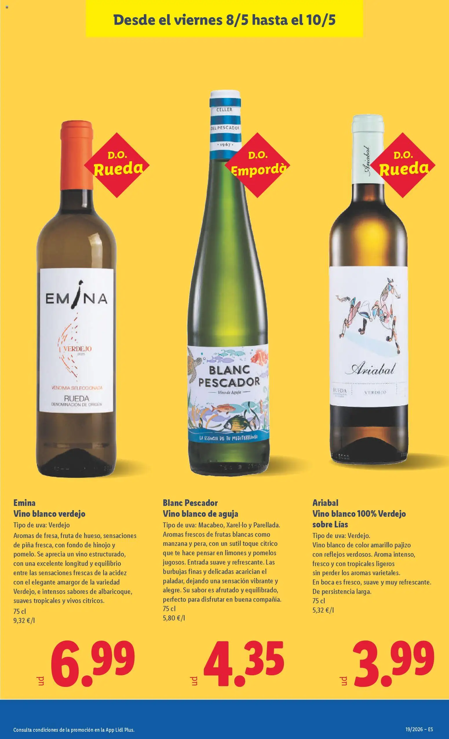 Lidl folleto │ válido desde el 04.05.2026 | Página: 43 | Productos: Vino, Piña, Manzana, Té