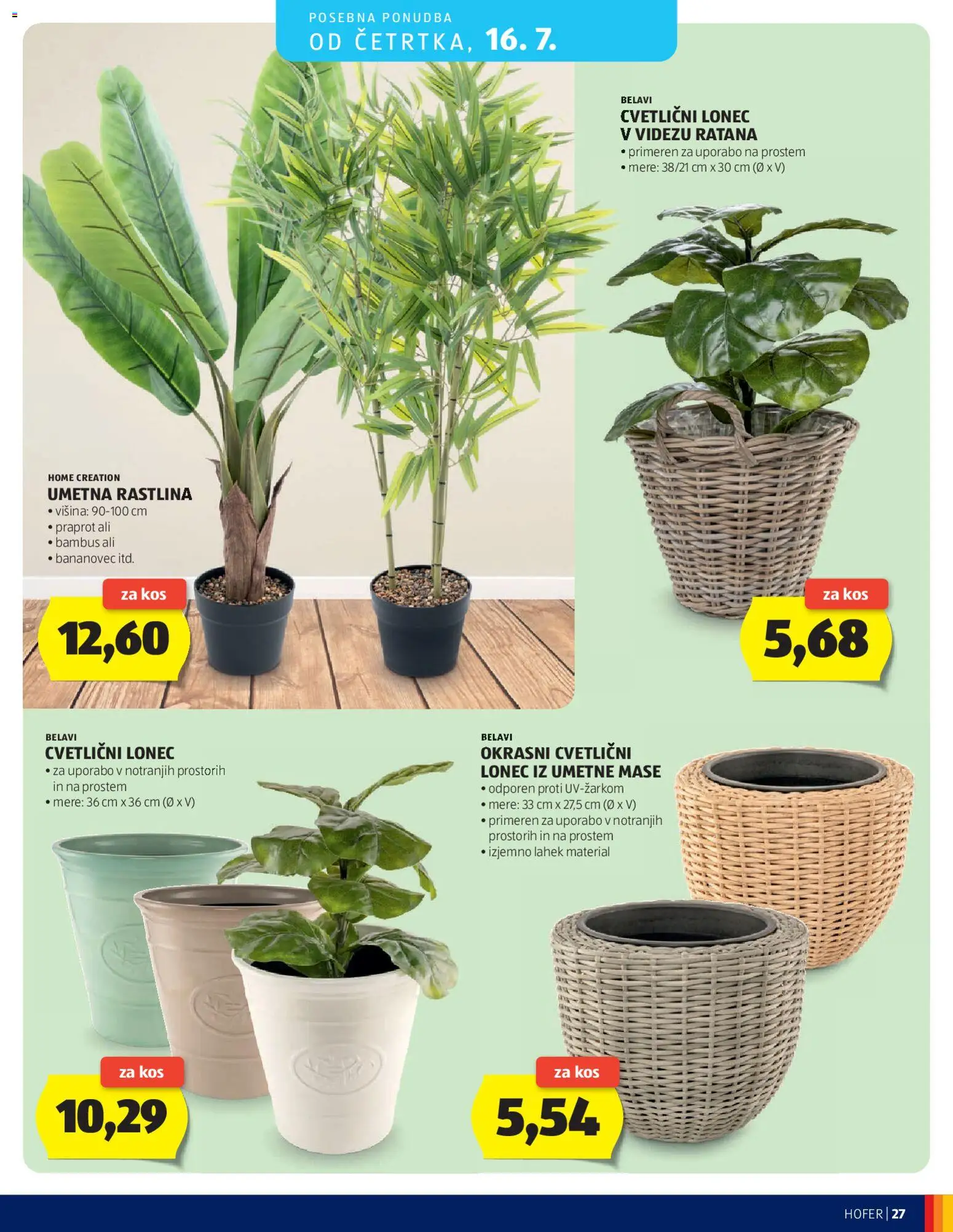 Novi Hofer katalog ponudbe – veljaven od 08.07.2026 | Stran: 27