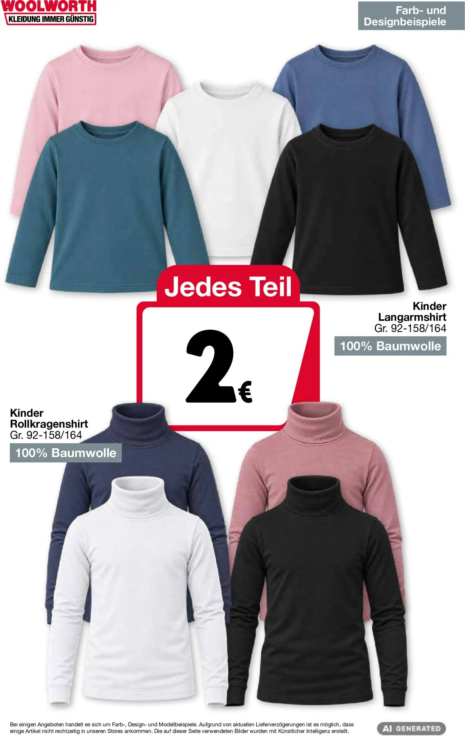 Woolworth Prospekt – gültig ab 15.10.2026 | Seite: 16 | Produkte: Langarmshirt, Bilder