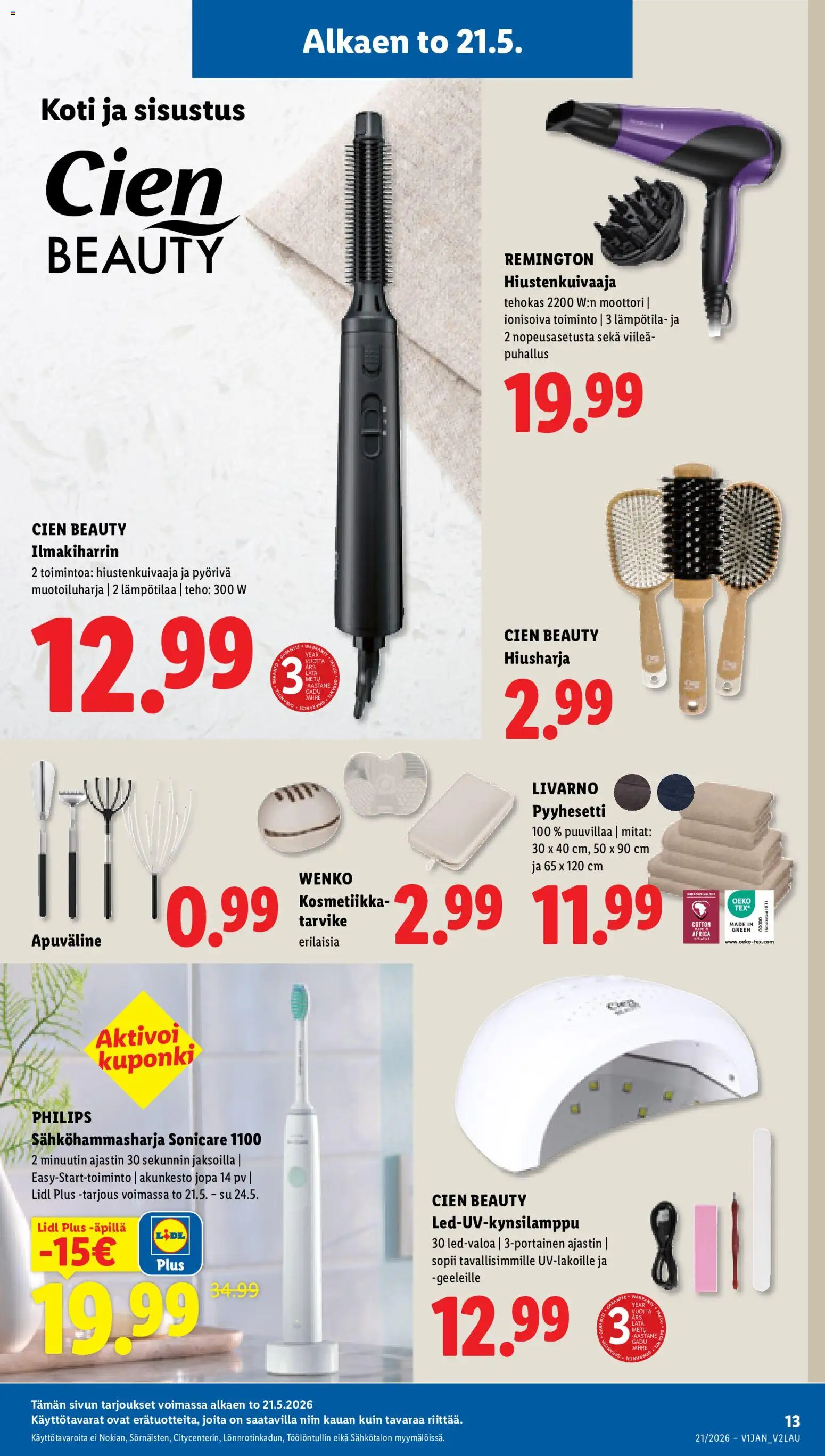 Lidl tarjoukset - Tampere – voimassa 21.05.2026 alkaen | Sivu: 15
